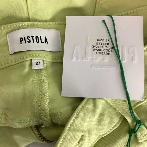 Pistola Hannah Utility Shorts Limeade Green Size 27 - Picture 5 of 6